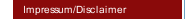 Impressum/Disclaimer